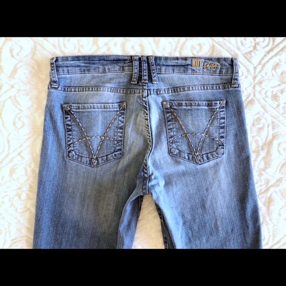 Kut From the Kloth Jeans Size 8 Straight Leg Medium Wash - Picture 2 of 8